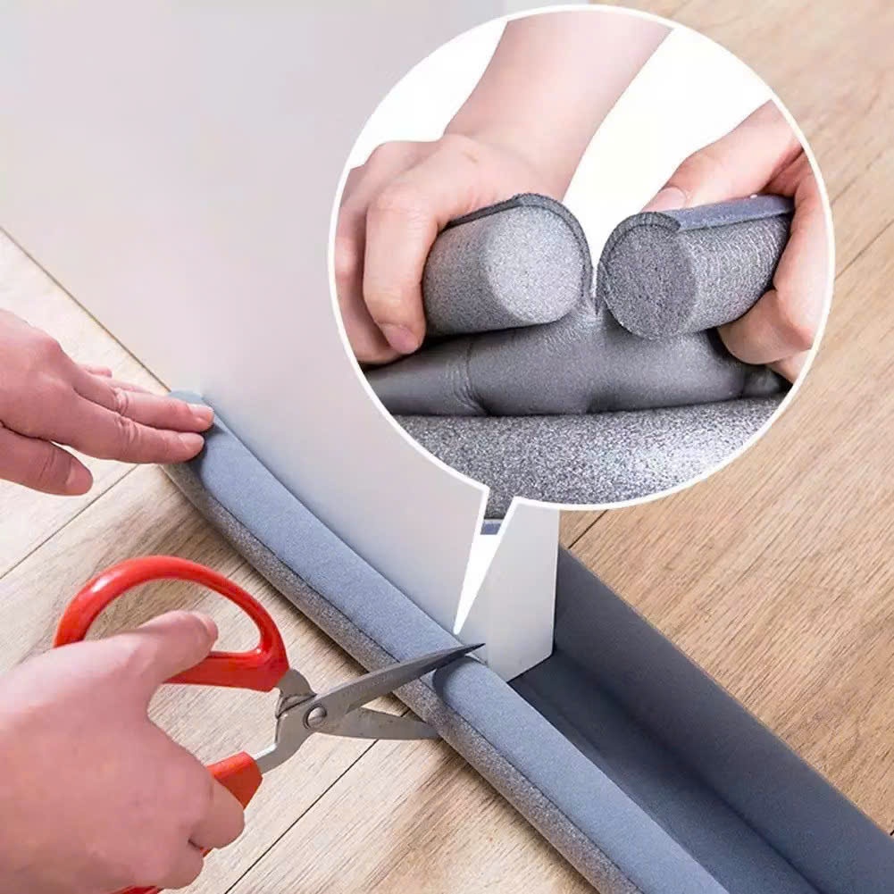 Xốp Chèn 93cm Chặn Đáy Khe Cửa Cách Nhiệt Cách Âm Ngăn Côn Trùng - TẤM CHẶN CỬA NẸP XỐP - THANH CHAN 246