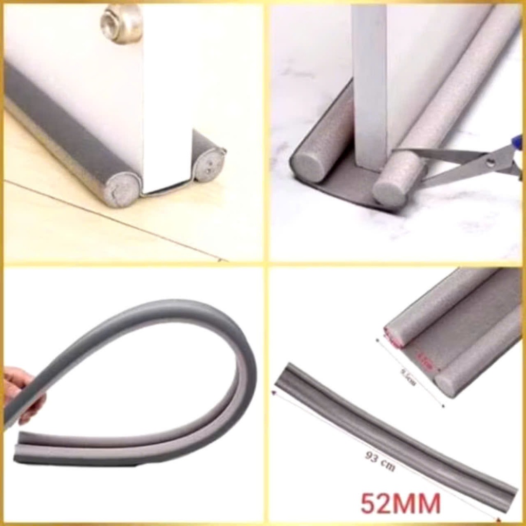 Xốp Chèn 93cm Chặn Đáy Khe Cửa Cách Nhiệt Cách Âm Ngăn Côn Trùng - TẤM CHẶN CỬA NẸP XỐP - THANH CHAN 246