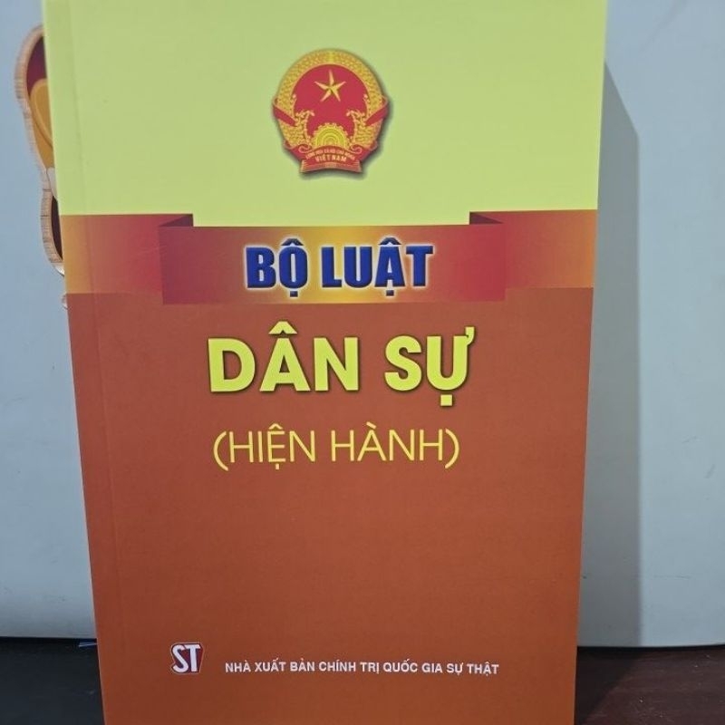 Ảnh Sách - Bộ Luật Dân Sự (hiện hành) 2