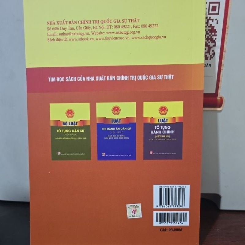 Ảnh Sách - Bộ Luật Dân Sự (hiện hành) 3