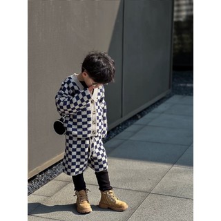 𝑯𝒂̀𝒏𝒈 𝑸𝑪𝑪𝑪 x 𝑻𝒊𝒏𝒕𝒊𝒏 | CARO SET - Bộ Len Caro Phong Cách Hàn Quốc Cho Bé Chất Đẹp