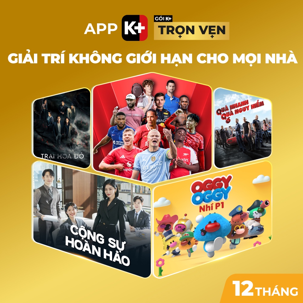 App K+ Gói Trọn Vẹn - Thời hạn 12 tháng - Xem bóng đá Ngoại hạng Anh ...