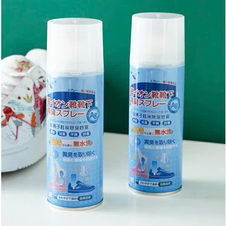 Xịt Khử Mùi Hôi Giày Dép Nano Bạc Đánh Bay Mùi Hôi Chân Cao Cấp,  BÌNH XỊT KHỬ MÙI GIÀY - MÃ: XITKHUMUI8521