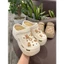 Giày sục bánh mì đế cao 7cm đính kèm stiker THỎ HOA SOCOLA