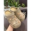 Giày sục bánh mì đế cao 7cm đính kèm stiker THỎ HOA SOCOLA