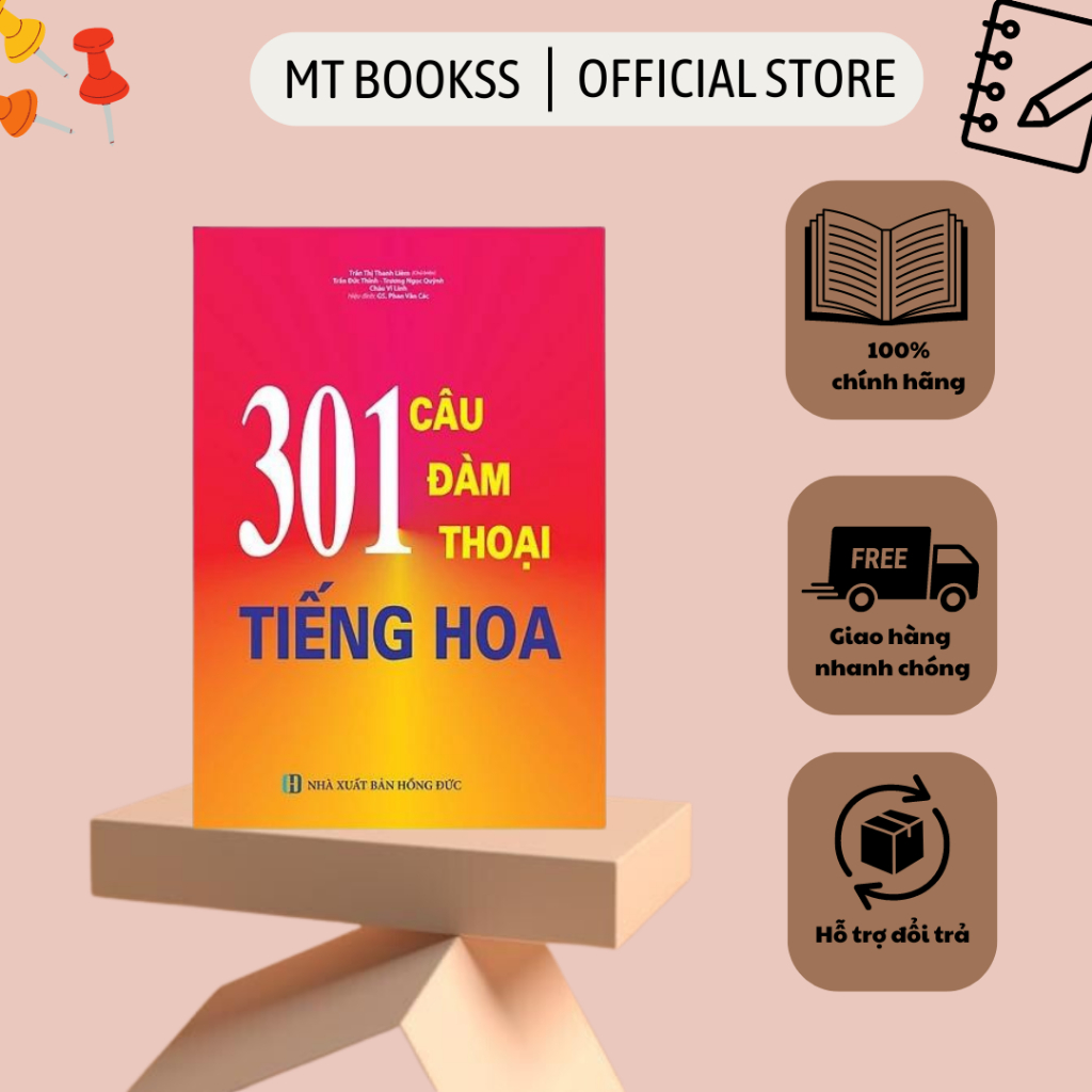 Sách - 301 Câu Đàm Thoại Tiếng Hoa