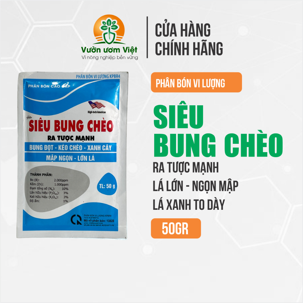 Phân bón lá SIÊU BUNG CHÈO kích ra đọt non, chồi mới cực mạnh, dưỡng bộ lá xanh tốt, bóng mượt