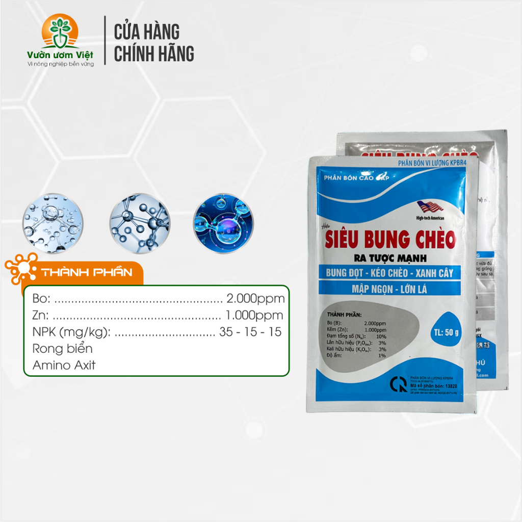 Phân bón lá SIÊU BUNG CHÈO kích ra đọt non, chồi mới cực mạnh, dưỡng bộ lá xanh tốt, bóng mượt