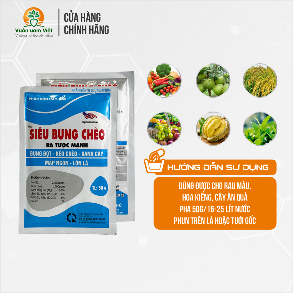 Phân bón lá SIÊU BUNG CHÈO kích ra đọt non, chồi mới cực mạnh, dưỡng bộ lá xanh tốt, bóng mượt