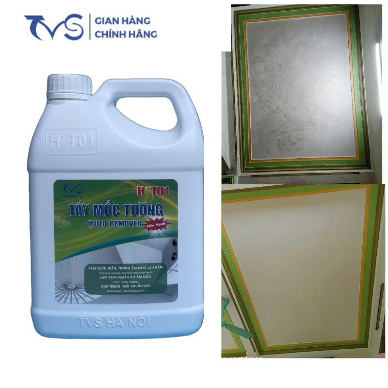 Ảnh Tẩy mốc trần tường TVS can 1.8lit mẫu mới, tẩy nấm mốc mọi chất liệu 4