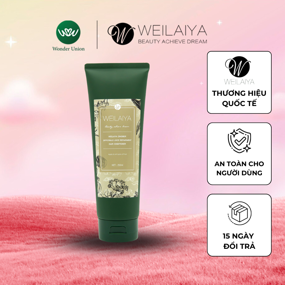Ảnh Dầu xả tóc thảo dược Weilaiya Zingiber Officinale Juice gừng hà thủ ô giúp dưỡng tóc và kích thích mọc tóc  250ml 2