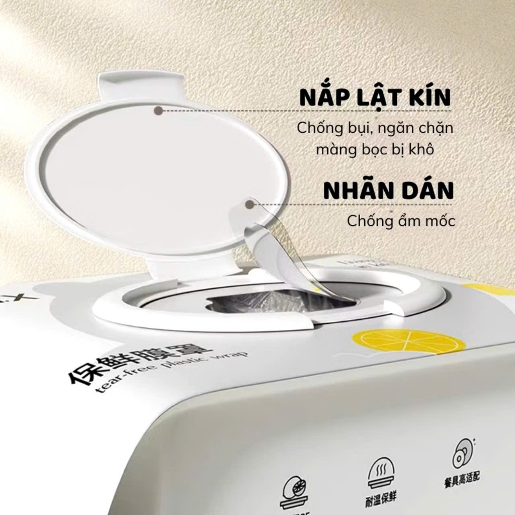 GÓI MÀNG BỌC THỰC PHẨM DẠNG RÚT - Màng bọc thực phẩm thế hệ mới dạng rút tiện lợi 100c , Túi bọc thực phẩm PE siêu dai