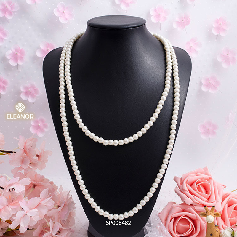 Dây chuyền nữ ngọc trai nhân tạo mặc áo dài Eleanor Accessories phụ kiện trang sức vòng cổ 8482