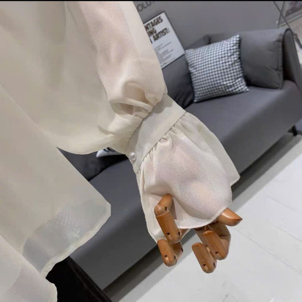 Áo sơ mi nữ tay dài Sicily dáng suông babydoll BBY1001
