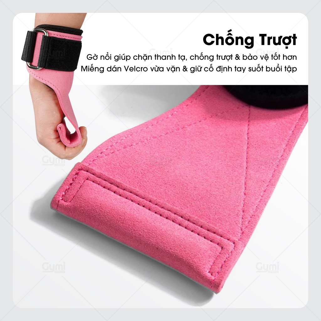 [1 Đôi] Găng Tay Nữ Trợ Lực VALEO - Dây Kéo Lưng Nữ Lifting Straps Deadlift Tập Tạ, Tập Xà, Tập Gym - KL-ValeoNu