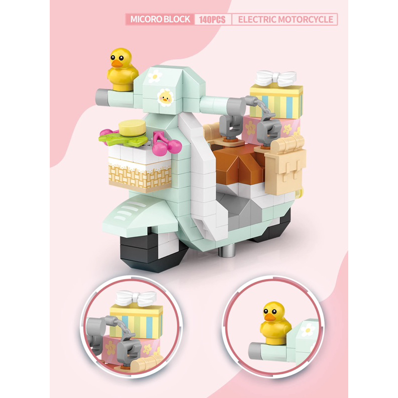 Ảnh Bộ Đồ chơi lắp ráp khối xây dựng LOZ mni mô hình phương tiện giao thông 8613-8624 2