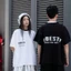 Áo Thun Local Brand Logo VIBESTU Phối Cổ Boxy Form Rộng Unisex 250Gsm 100% Cotton