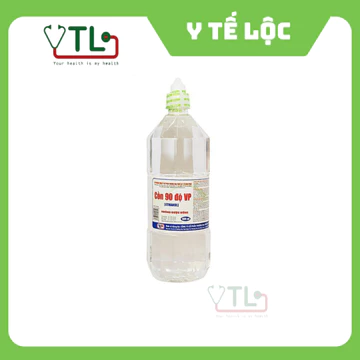 Cồn Sát Khuẩn 70 độ, 90 độ Vĩnh Phúc chai 1lít Màu trắng