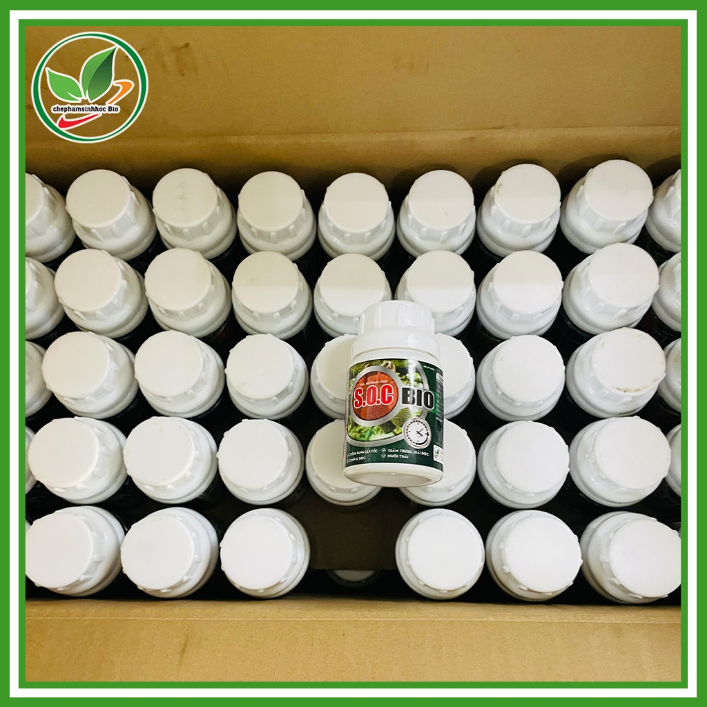 Phân bón S.O.C BIO, Chống rụng cấp tốc, giảm tress, giải độc,... Chai 100ml