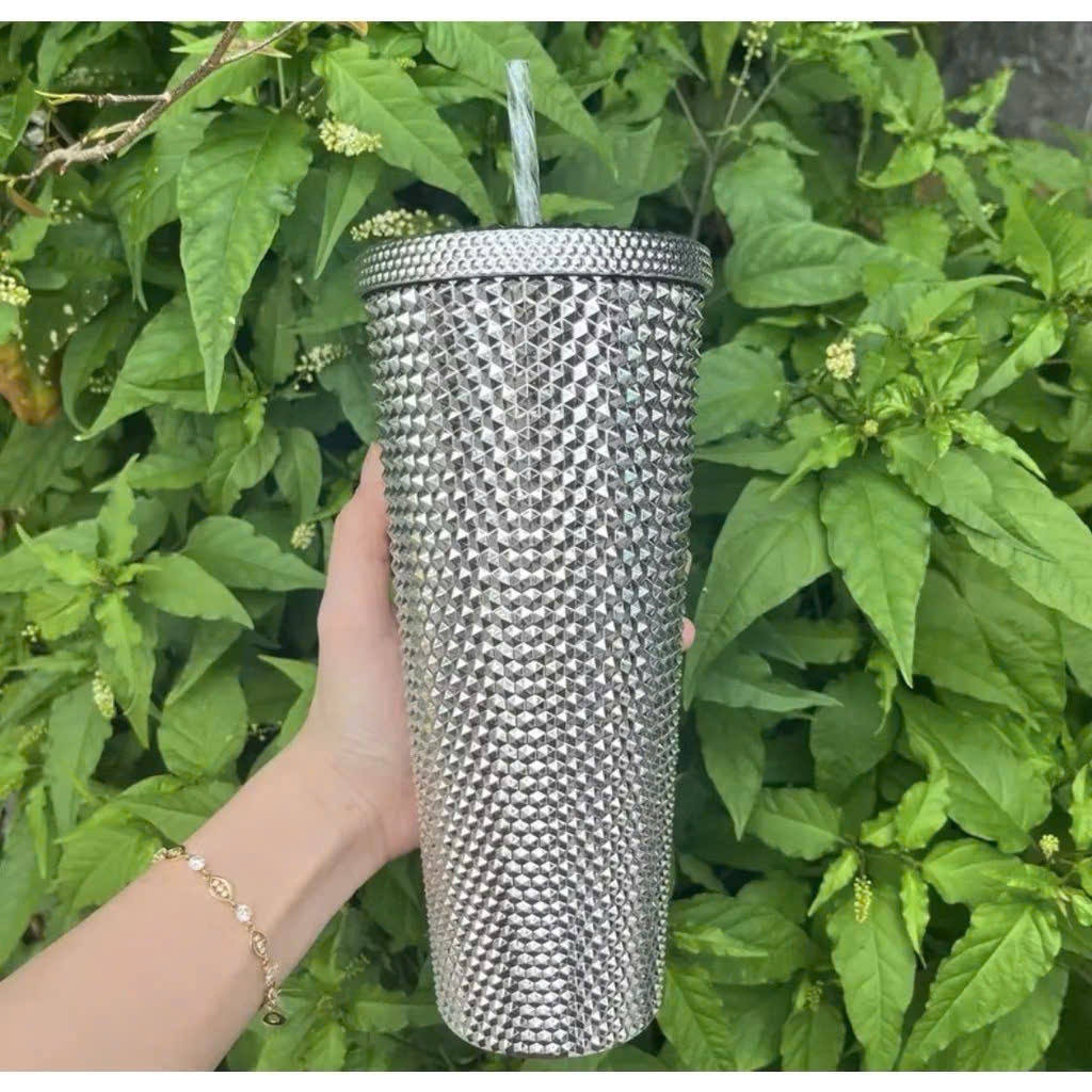 Ly 2 Lớp Chất Liệu PP Cách Nhiệt 1-3 Tiếng Chất Liệu BPA FREE,  LY KIM CƯƠNG - MÃ: LY3569
