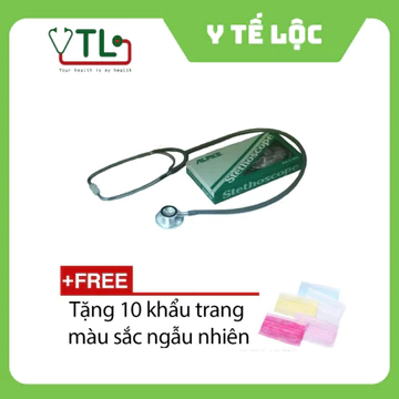 Ống nghe tim phổi ALPK2 FT 801 (Trắng) + Tặng 10 khẩu trang màu sắc ngẫu nhiên