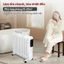 Máy sưởi dầu phòng 15 thanh không khô Nhập Khẩu không khô da Fujihome, lò sưởi ấm điện ko đối oxi điều chỉnh nhiệt độ a