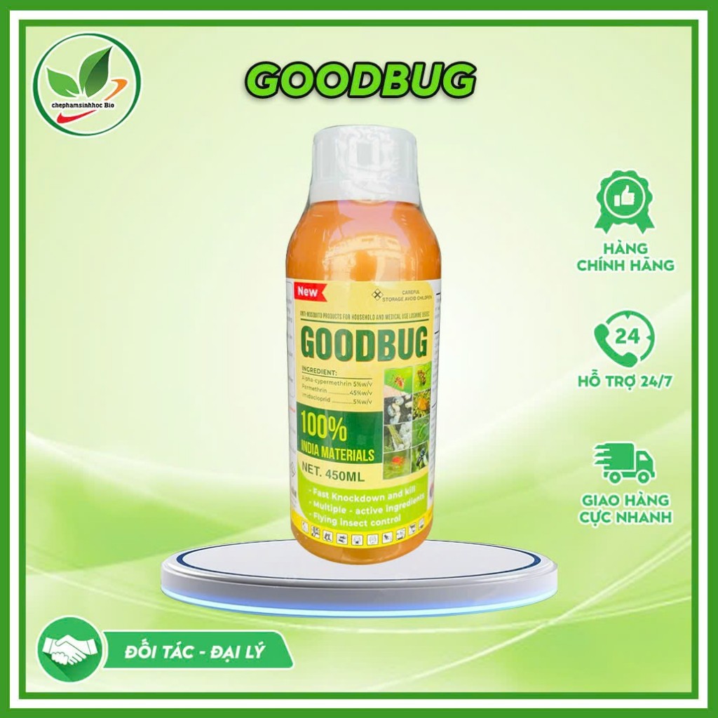 Goodbug phòng kiến, gián, muỗi, mối, mọt... Chai 450ml