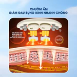 [SET QUÀ 20/10] Đai Chườm Nóng Giảm Đau Bụng Kinh Có Massage Rung Bụng BUMAS BU01 Có Kết Hợp Ánh Sáng Đỏ — ảnh 6