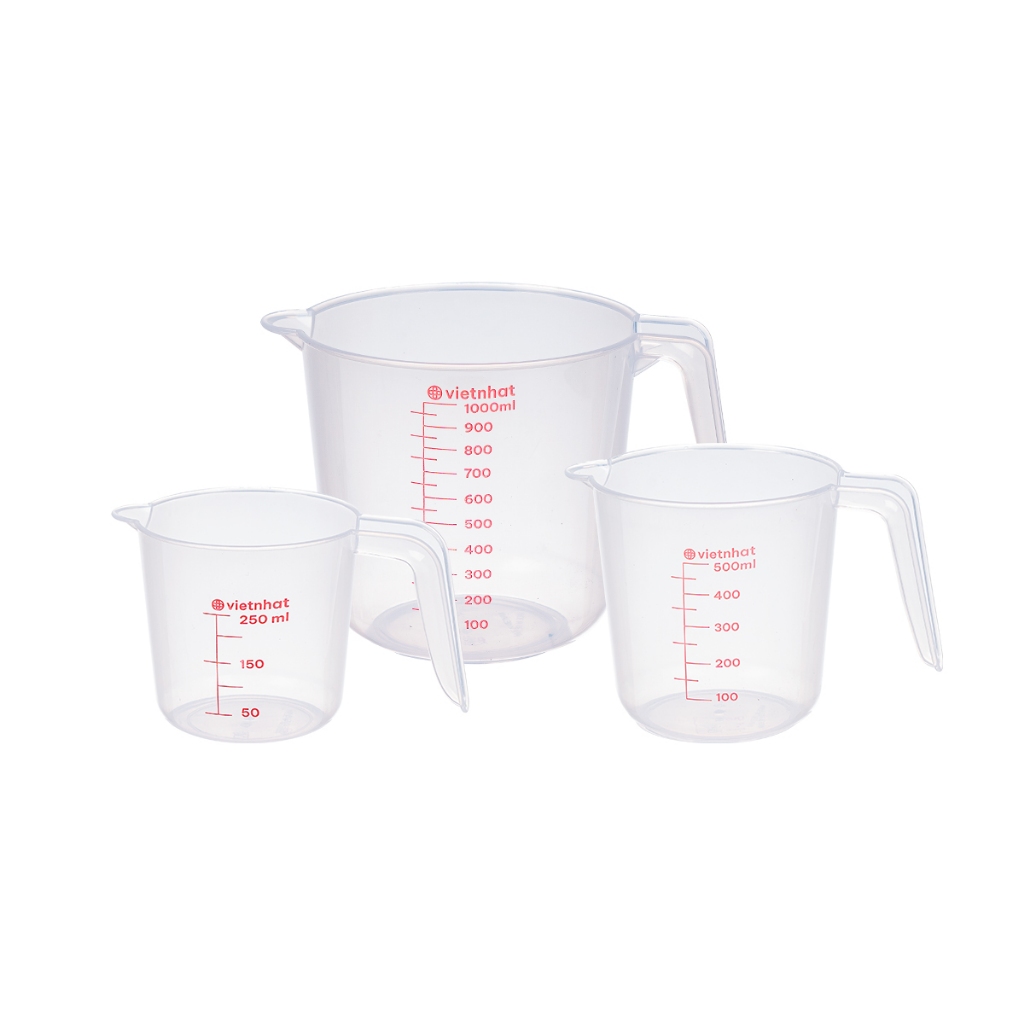 Bộ 3 ca đong chia vạch chính hãng Việt Nhật (mã 6010)