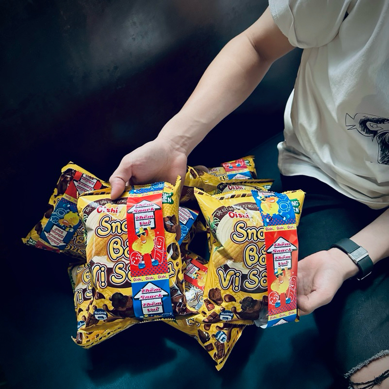 Bim Bim Snack Bắp Vị Socola Oishi 32g-Ăn Vặt Sumo Snack | Shopee