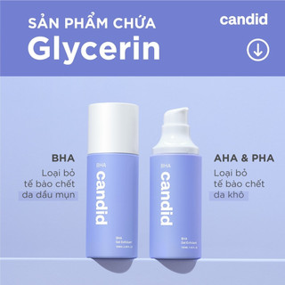 Gel Tẩy Tế Bào Chết Giúp Da Mịn Màng Candid BHA/ AHA & PHA 100ml