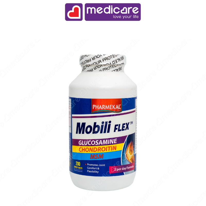 Viên uống PHARMEKAL mobili flex hỗ trợ mô sụn khớp hộp 200 viên