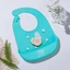 Yếm Ăn Dặm Silicon Babyboo Tootie Cho Bé,Yếm Ăn Dặm Tootie Silicon Có Nút Cài Siêu Mềm Hình Đáng Yêu