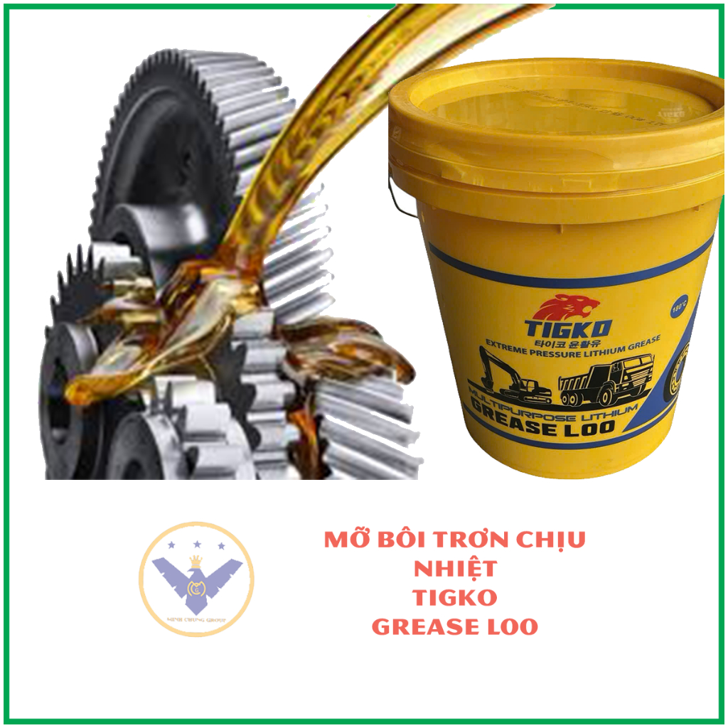 Mỡ bôi trơn chịu nhiệt 180 độ Tigko Lithium Grease L00 xô 15kg | Shopee ...
