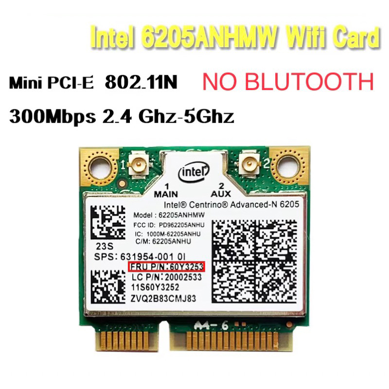 Carte WiFi Intel N6205 Pour Lenovo ThinkPad T420s - Occasion