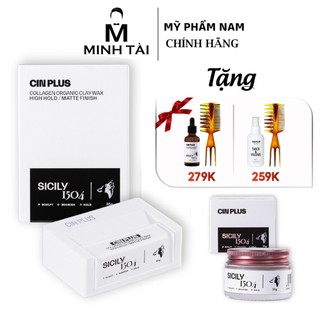 Sáp vuốt tóc SICILY CINPLUS CLAY WAX , Gôm xịt tóc SICILY CINPLUS , Xịt tạo phồng SICILY CINPLUS