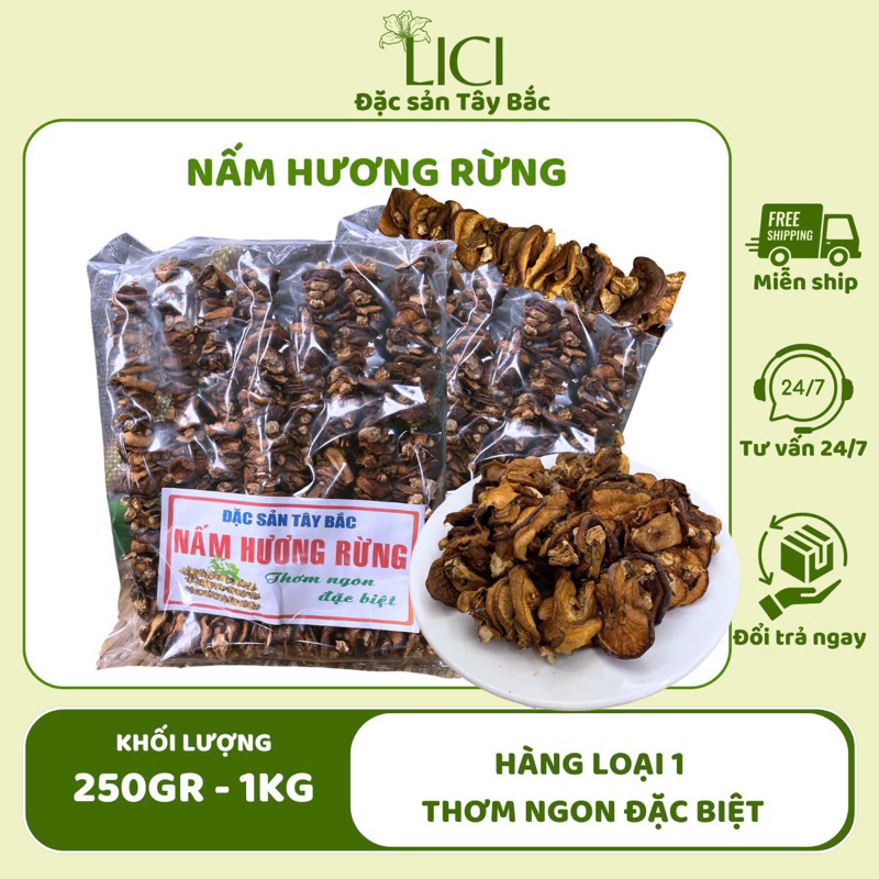 1kg Nấm hương rừng đặc sản Tây Bắc hàng loại 1, thơm ngon đặc biệt ...