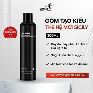 Sáp vuốt tóc SICILY CINPLUS CLAY WAX , Gôm xịt tóc SICILY CINPLUS , Xịt tạo phồng SICILY CINPLUS