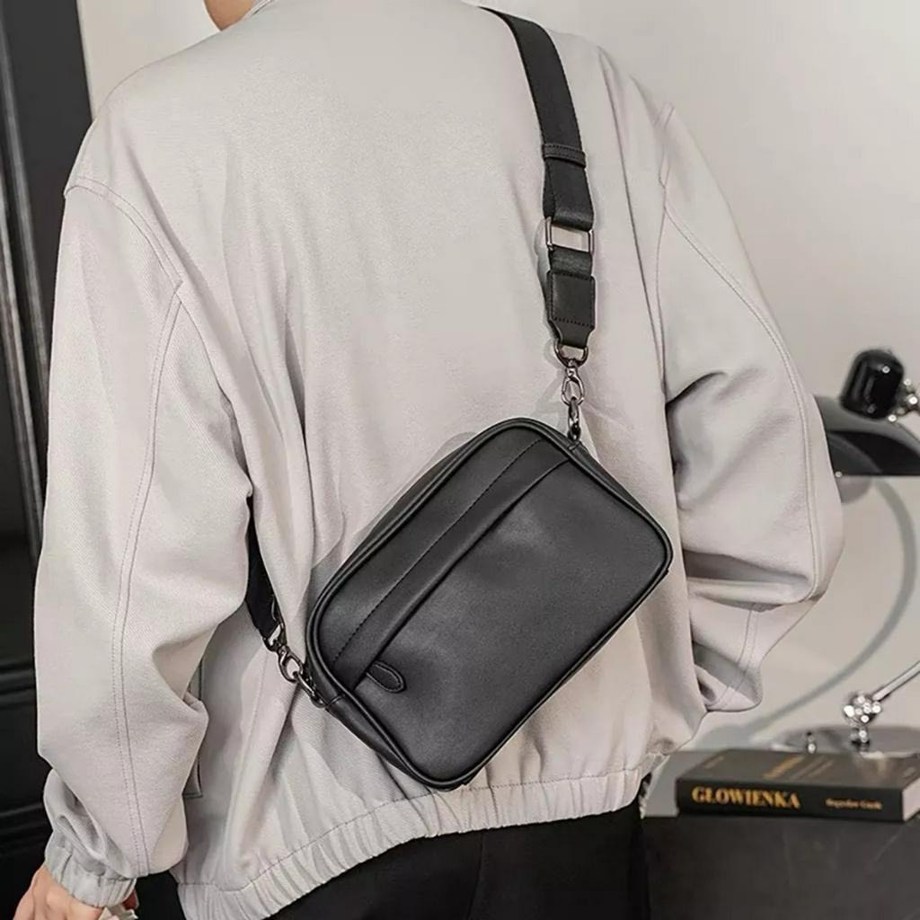 Túi đeo chéo thể thao M.E.N WEPOWN da PU chống thấm nước D887 [Có bảo hành]