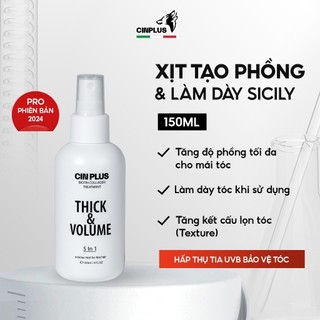 Xịt tạo phồng tóc SICILY CINPLUS 150ml