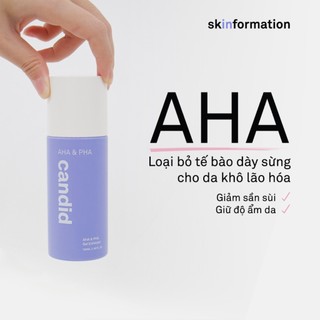 Gel Tẩy Tế Bào Chết Giúp Da Sạch, Mịn Màng Candid AHA & PHA Gel Exfoliant 100ml