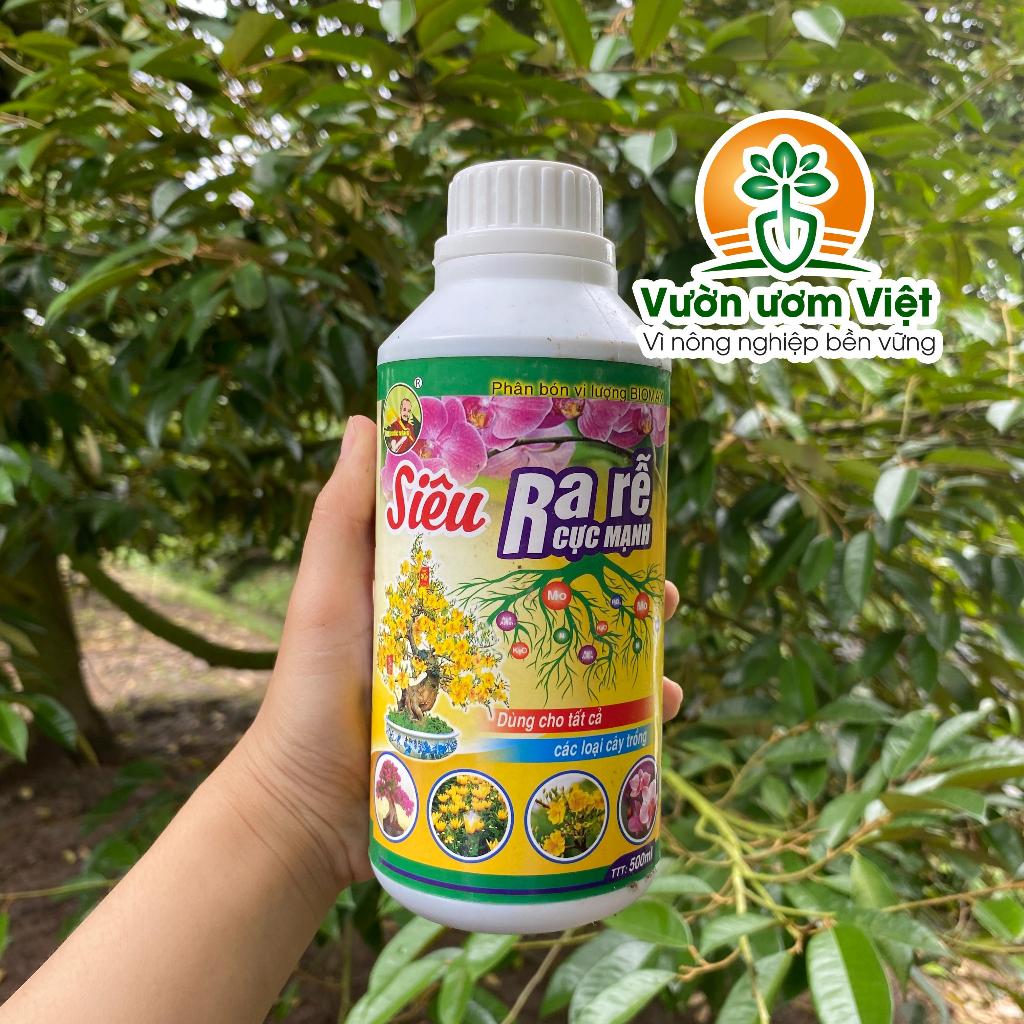 Phân bón Siêu RA RỄ CỰC MẠNH phân bón hoàn hảo để nuôi dưỡng cây kiểng, hoa màu, ăn quả,...