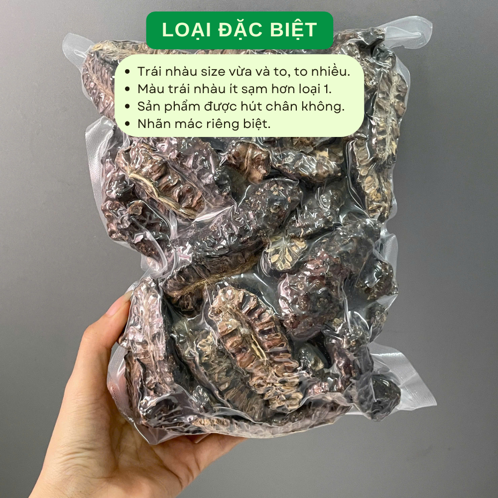500g, 1kg Trái Nhàu Khô Loại 1 Đức Thiện (Khô, Sạch, Thơm) - Đào Thải Độc Tố, Đau Lưng, Xương Khớp