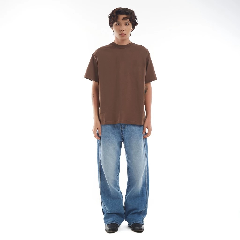 Áo Phông Trơn DAPPERANDMORE Choice Basic Tee Form Rộng Oversize 100% Cotton 250gsm - Áo Thun Trơn | BigBuy360 - bigbuy360.vn