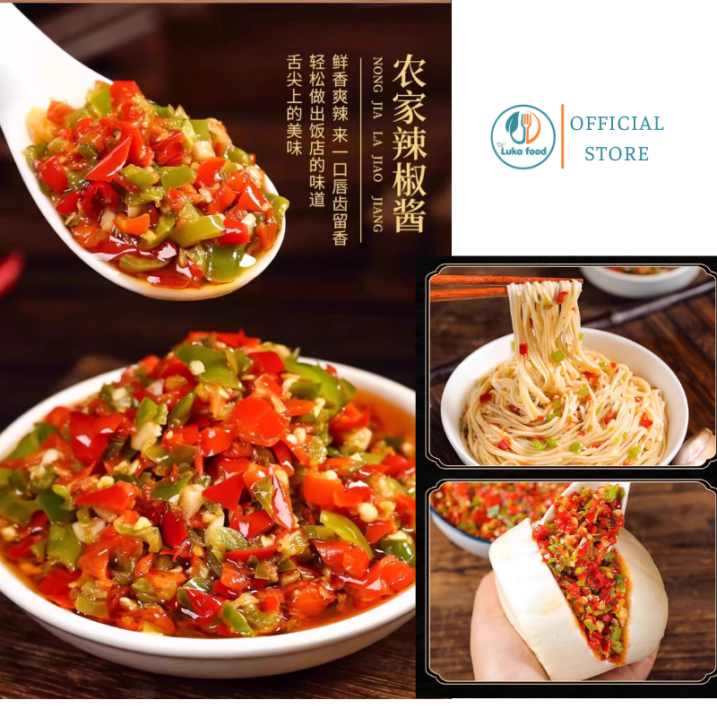 Ớt Chưng Hồ Nam 280g - Kết Tinh 3 Loại Ớt & 9 Gia Vị Thơm Cay Đậm Đà Đồ Ăn Vặt Nội Địa Trung Cao Cấp