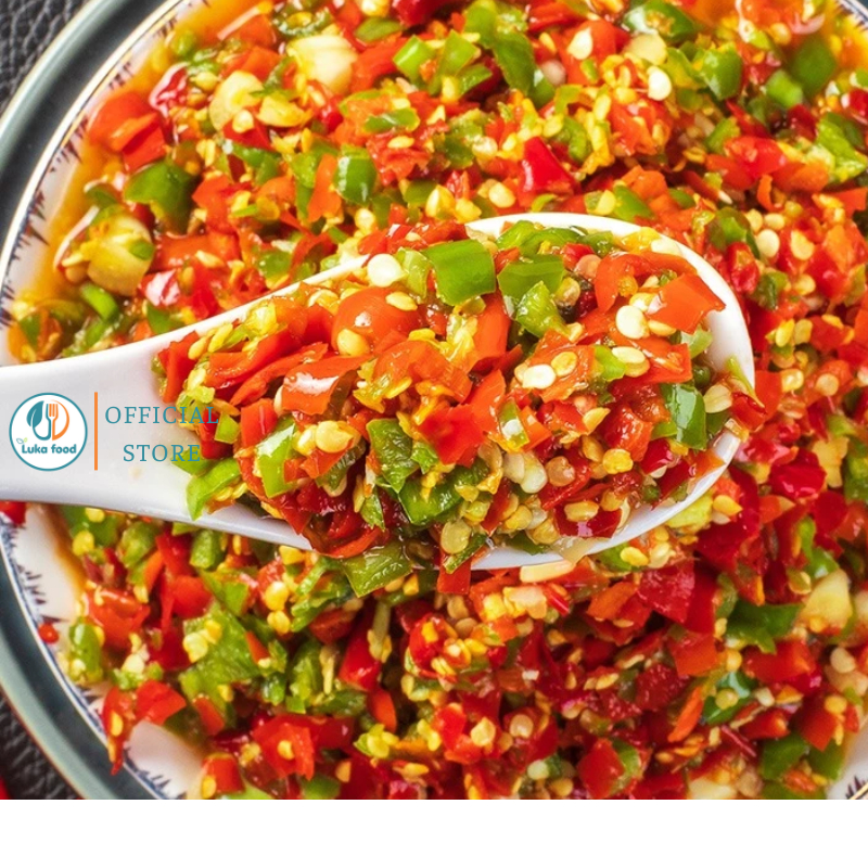 Ớt Chưng Hồ Nam 280g - Kết Tinh 3 Loại Ớt & 9 Gia Vị Thơm Cay Đậm Đà Đồ Ăn Vặt Nội Địa Trung Cao Cấp