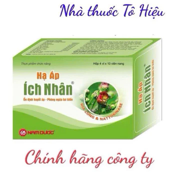Hạ áp Ích Nhân 4 vỉ * 10 viên (Chính hãng)- Hỗ trợ ổn định huyết áp, phòng ngừa tai biến