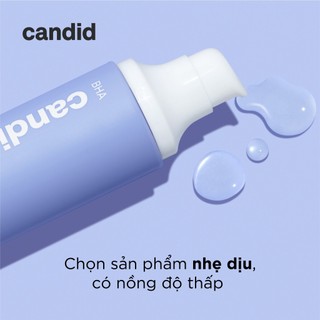 Gel Tẩy Tế Bào Chết Sạch Lỗ Chân Lông, Giảm Mụn Candid BHA Gel Exfoliant 100ml