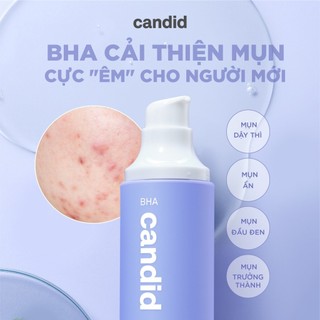 Gel Tẩy Tế Bào Chết Sạch Lỗ Chân Lông, Giảm Mụn Candid BHA Gel Exfoliant 100ml