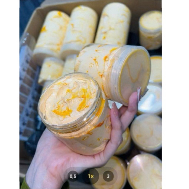 250g Kem body cốt dẽo trắng nhanh khử thâm ủ trắng nhanh,kem từ phôi mặt thái,kem body tẩy mạnh cho da ngâm đen chai lì